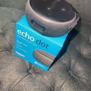 Amazon - Echo Dot (3rd generation) smart speaker with Alexa - Charcoal in color